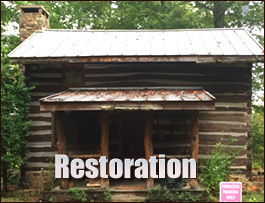 Historic Log Cabin Restoration  Van Wert, Ohio